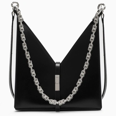 Shop Givenchy Mini Cut Out Bag With Chain In Black