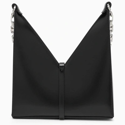 Shop Givenchy Mini Cut Out Bag With Chain In Black