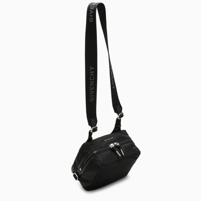 Shop Givenchy Nylon Pandora Bag In Black