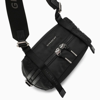 Shop Givenchy Nylon Pandora Bag In Black