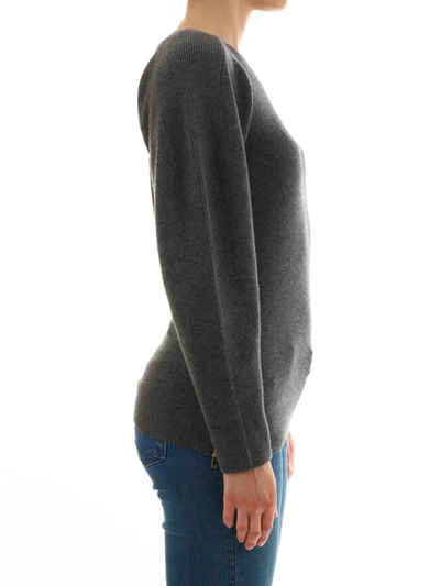 Shop Stella Mccartney Gray Wool Sweater In Grey