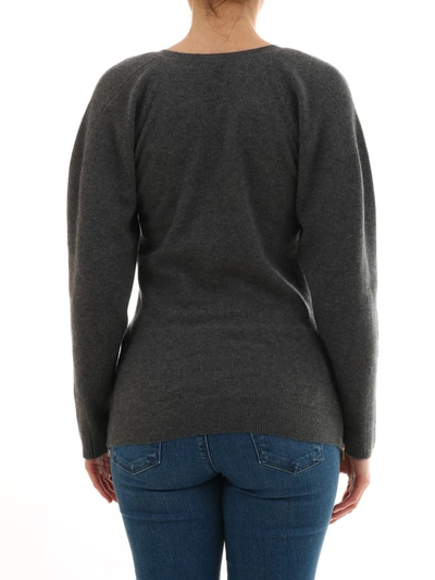 Shop Stella Mccartney Gray Wool Sweater In Grey