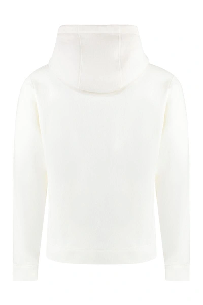 Shop Gucci Cotton Hoodie In White