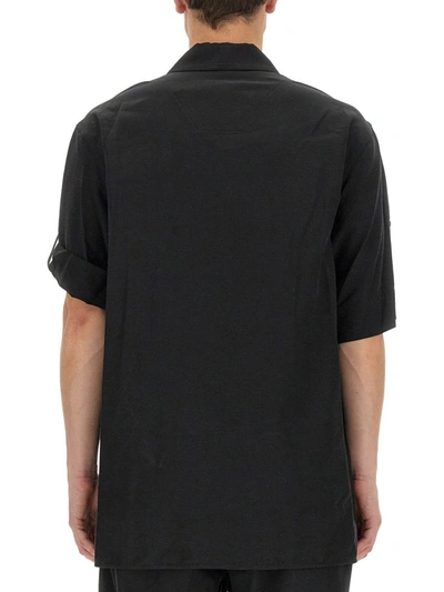 Shop Helmut Lang Regular Fit Shirt In Black