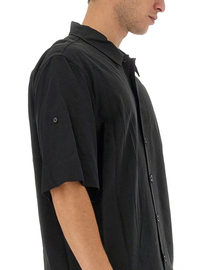 Shop Helmut Lang Regular Fit Shirt In Black