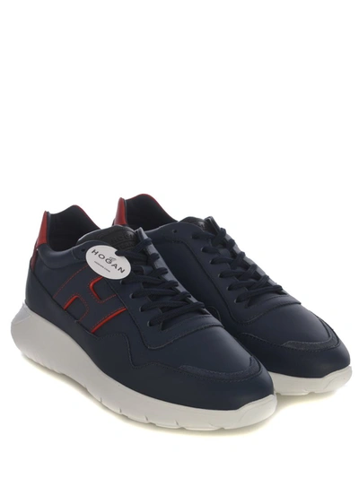 Hogan Interactive 3 Lace-up Sneakers In Blue