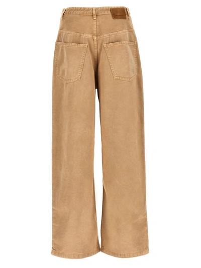 Shop Isabel Marant 'keren' Pants In Beige