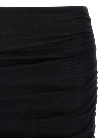 Shop Isabel Marant Skirt 'albane' In Black