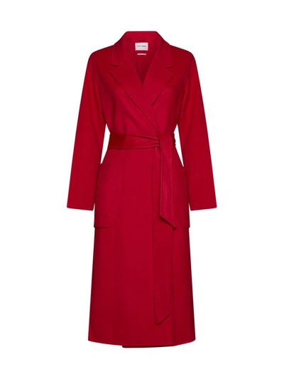 Shop Ivy & Oak Ivy Oak Coats In Lipstick Red