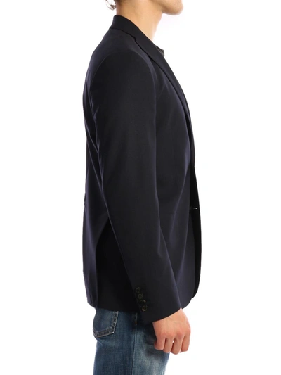 Tonello Giacca In Lana Blu In Blue