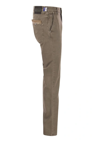 Shop Jacob Cohen Lenny - Slim 5-pocket Trousers In Beige