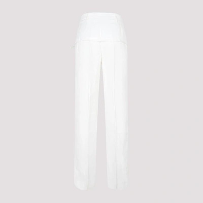 Shop Jacquemus Criollo Pants In White