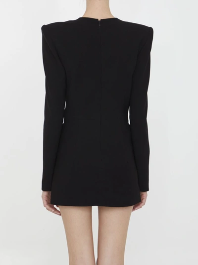 Shop Monot Jersey Mini Dress In Black