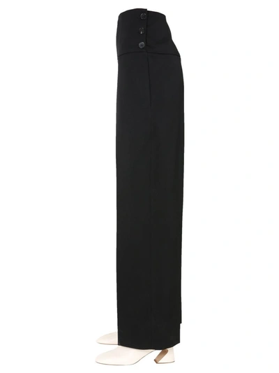 Jil Sander Slim Cut Tailored Trousers In Black