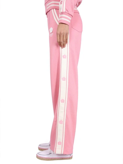 Shop Kenzo Sailor Jogging Pants In Pink