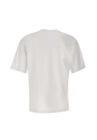 Shop Kiton Cotton T-shirt In White