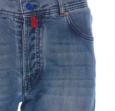 Shop Kiton Jeans In Blue