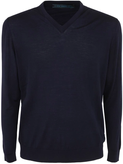 Shop Kiton Pullover Clothing In Blue