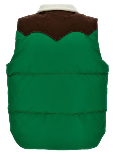 Shop Lc23 'paneled' Vest In Green