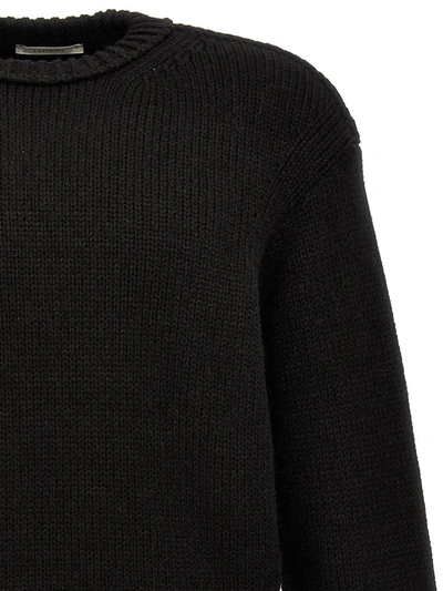 Shop Lemaire 'boxy' Sweater In Black