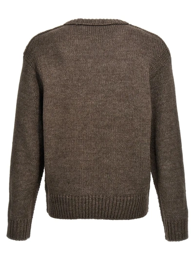 Shop Lemaire 'boxy' Sweater In Gray
