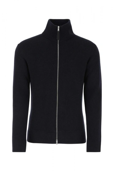 Shop Maison Margiela Sweater In Navy