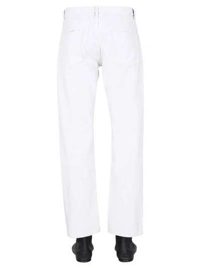 Shop Maison Margiela Boyfriend Jeans In White