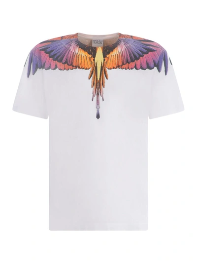 Shop Marcelo Burlon County Of Milan T-shirt  "icon Wings" In White