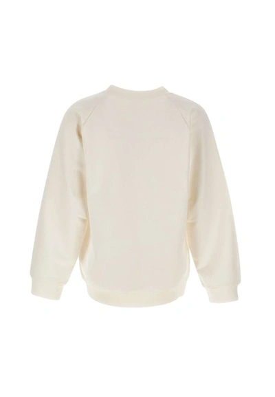 Shop Marni Organic Cotton Sweatshirt In White