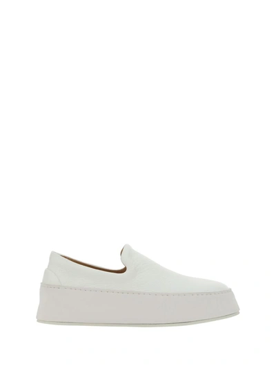 Shop Marsèll Loafers In Bianco Optical