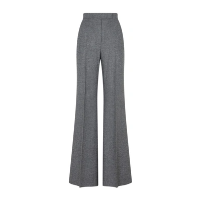 Shop Max Mara Radioso Pants In Grey