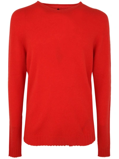 Md75 Cashmere Crew Neck Sweater In Red