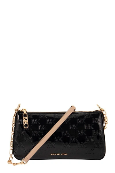 Shop Michael Kors Clutch Bag With Logo In Black