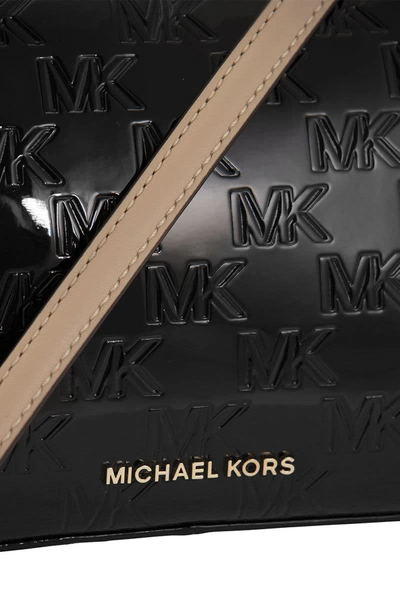 Shop Michael Kors Clutch Bag With Logo In Black