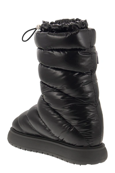 Shop Moncler Gaia Pocket Mid Boots In Black