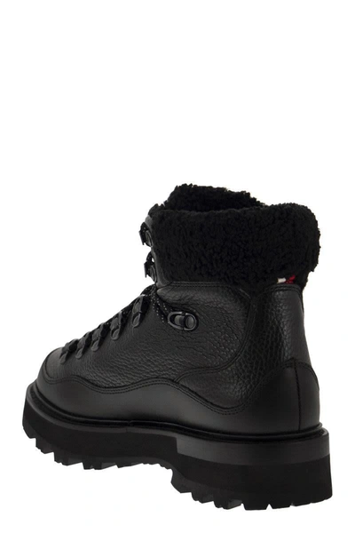Shop Moncler Peka Trekking Boots In Black