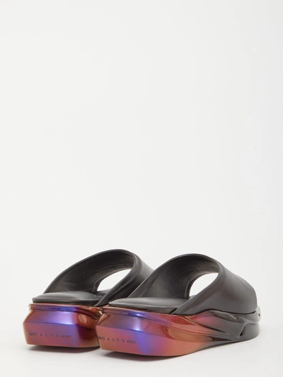 Shop Alyx Mono Slide Sandals In Black
