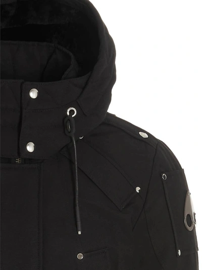 Shop Moose Knuckles 'saint Ulric Parka 2' Down Jacket In Black