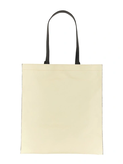 Shop Moschino Hawaiian Print Tote Bag In Yellow
