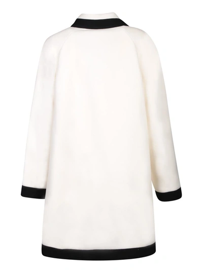 Shop Moschino Outerwear In White