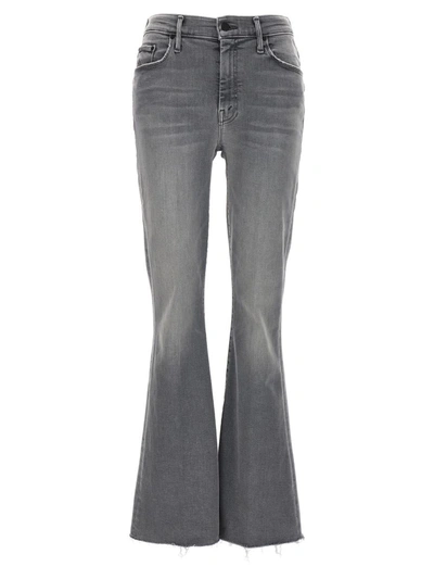 Shop Mother 'the Weekender Fray' Jeans In Gray