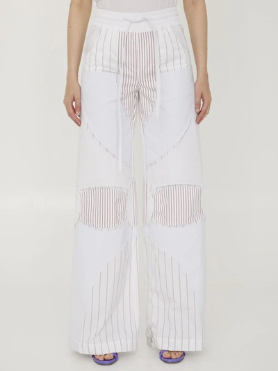 Shop Off-white Motorcycle Pants In White