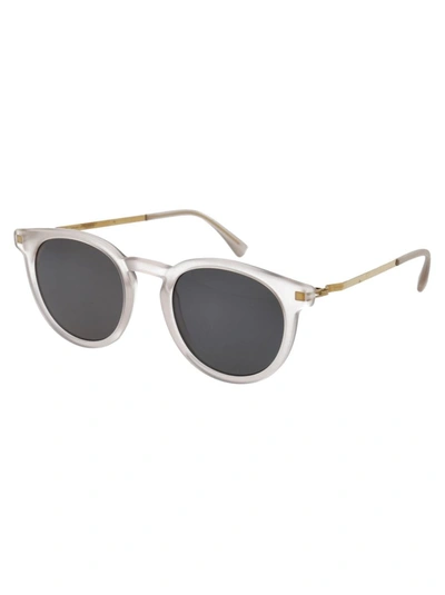 Shop Mykita Sunglasses In 883 C101 Matte Champagne Glossy Gold