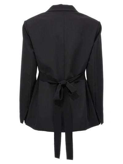 Shop Nensi Dojaka 'tailored' Blazer In Black