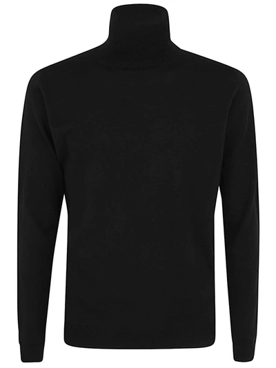 Shop Nuur Roberto Collina Long Sleeve Turtle Neck Sweater Clothing In Black
