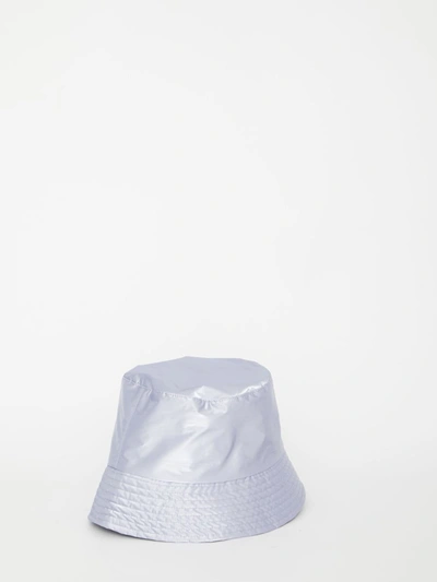 Shop Moncler Nylon Bucket Hat In Purple