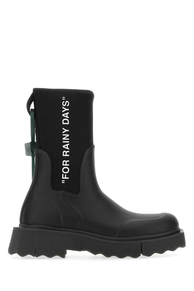 Shop Off-white Off White Boots In Black
