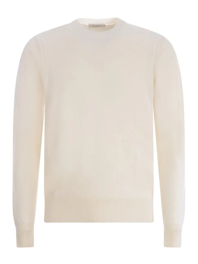 Shop Paolo Pecora Sweater In Ivory