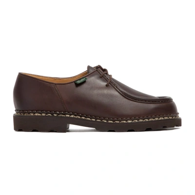 Shop Paraboot Michael Lace Up Shoes In Brown