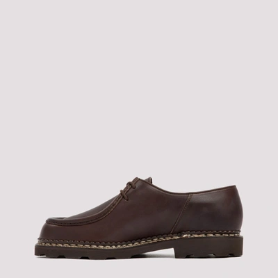 Shop Paraboot Michael Lace Up Shoes In Brown